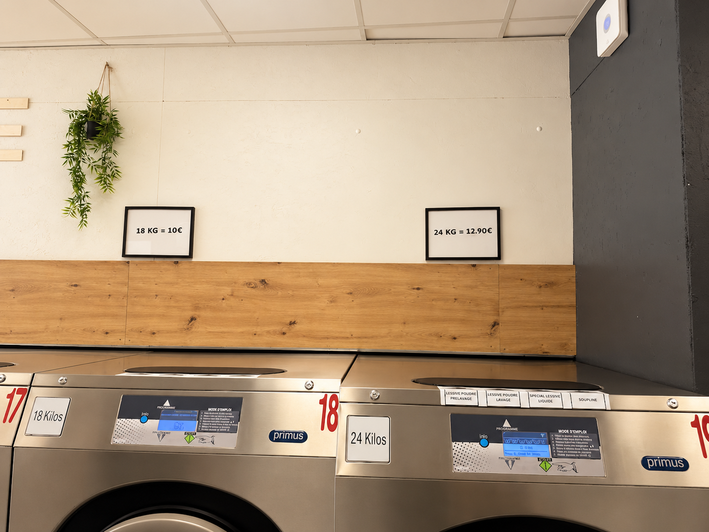Machines jusqu’à 24 kg à la laverie NAMY La Bassée
