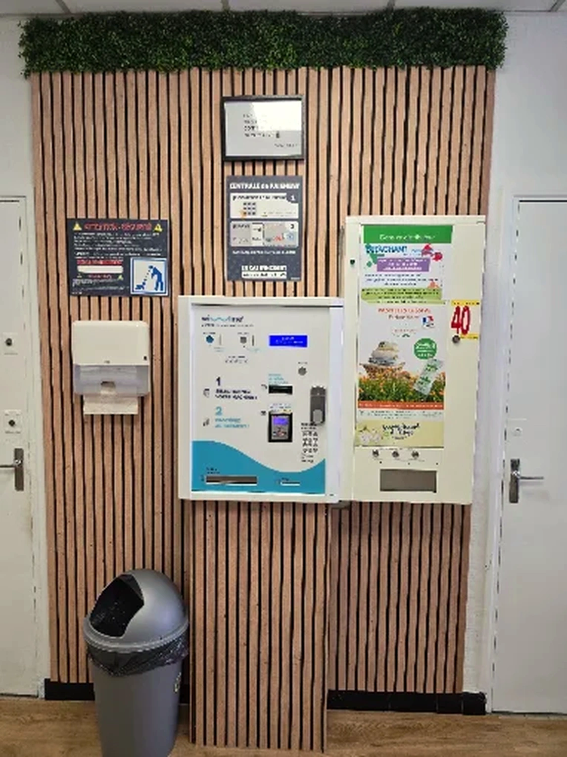 Centrale de paiement et distributeur à la laverie NAMY Liévin
